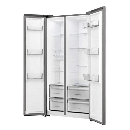 HISENSE SIDE BY SIDE FRIDGE W/WATER DISPENSER G H680SIT-WD