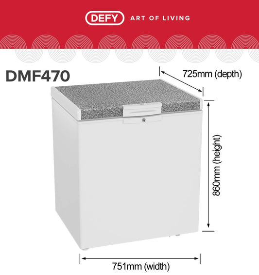 New Defy 195L Multimode Chest Freezer with Chill-In Technology - White