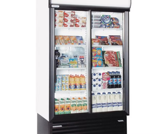 STAYCOLD SD1140 High Performance Double Sliding Door Upright Cooler For Sale