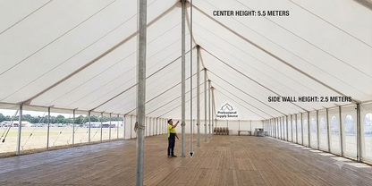 20m x 69m Peg and Pole Tent