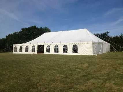 7x12m Pole Tent with Windows