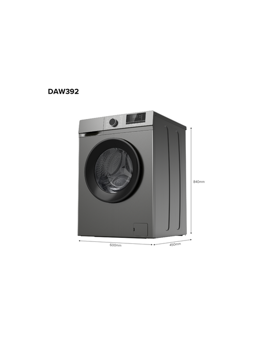 Defy 6kg Manhattan Grey Front Loader Washing Machine Daw392