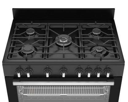Defy DGS90GEB 90cm Gas Electric Range Cooker Black