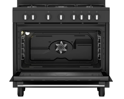 Defy DGS90GEB 90cm Gas Electric Range Cooker Black
