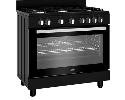 Defy DGS90GEB 90cm Gas Electric Range Cooker Black
