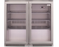 Double Swing Door Under Counter Beverage Cooler – SMBC-200SS For Sale