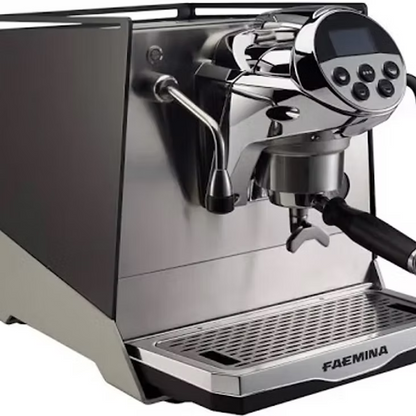 Faema - Faemina 1 Group Commercial Espresso Machine Aluminum Lighting/Anodised B
