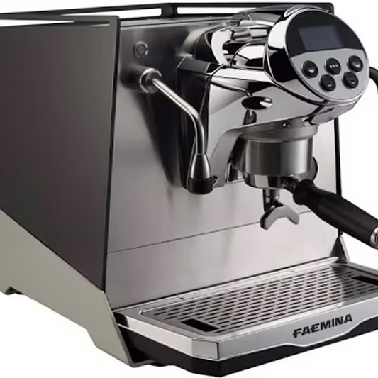 Faema - Faemina 1 Group Commercial Espresso Machine Aluminum Lighting/Anodised B