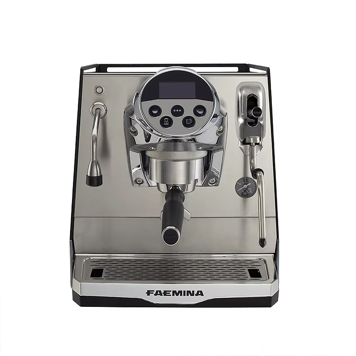 Faema - Faemina 1 Group Commercial Espresso Machine Aluminum Lighting/Anodised B