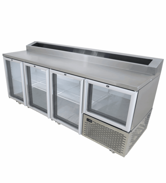 Fridgestar Underbar 3.5 Door – Glass Display – Pizza Top