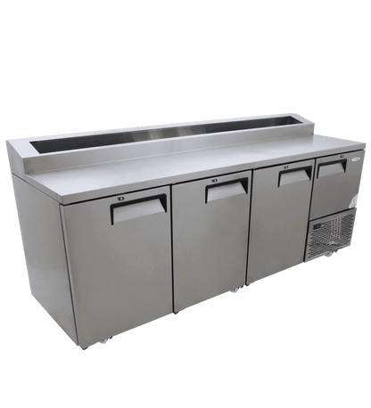 Fridgestar Underbar Cooler 3.5 Door – Steel Doors – Pizza Top