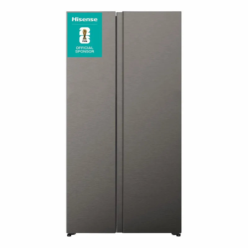 HISENSE SIDE BY SIDE FRIDGE W/WATER DISPENSER G H680SIT-WD