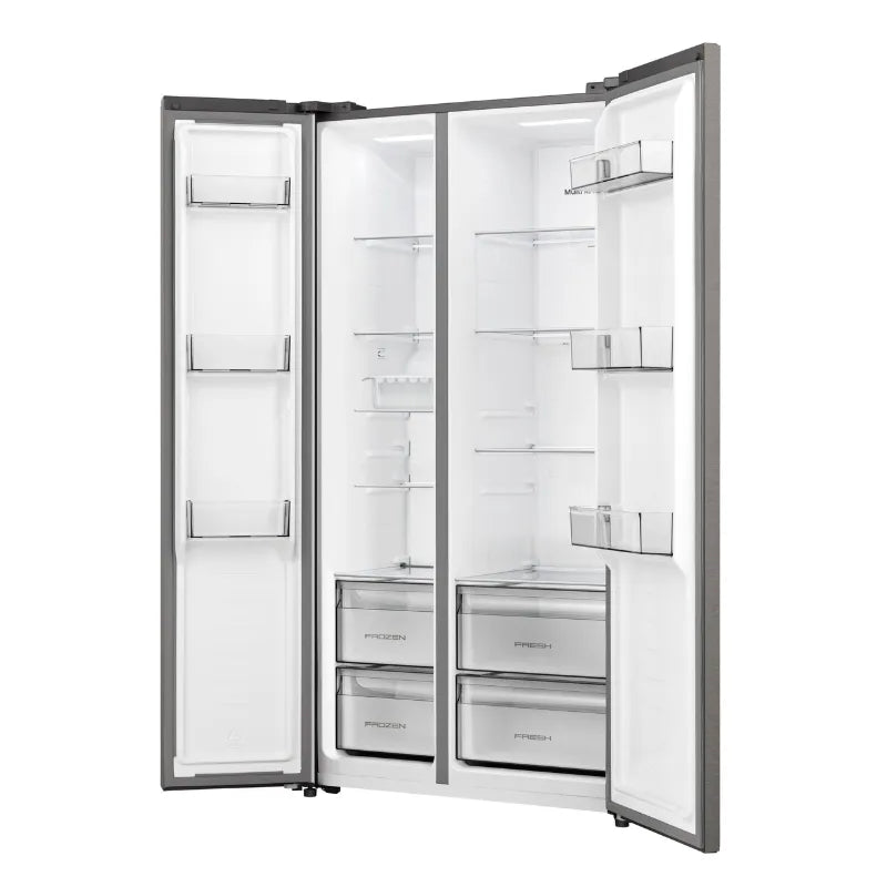 HISENSE SIDE BY SIDE FRIDGE W/WATER DISPENSER G H680SIT-WD