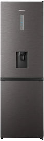 Hisense 298 L Double Door Bottom Mount Fridge  (Titanium Inox, H415BITF-WD)