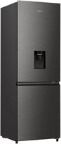 Hisense 323 L Double Door Bottom Mount Fridge  (Titanium Inox, Freezer)