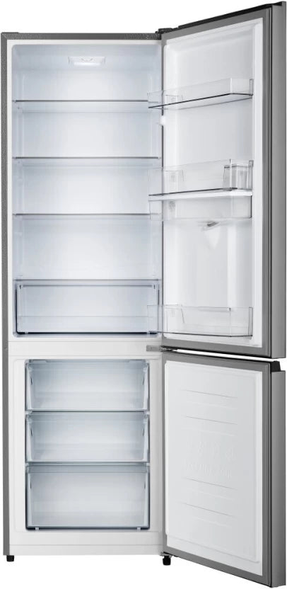 Hisense 347 L Double Door Bottom Mount Fridge  (Titanium Inox, H450BIT-WD)