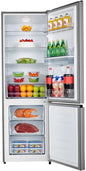 Hisense 347 L Double Door Bottom Mount Fridge  (Titanium Inox, H450BIT-WD)