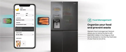 HISENSE FRIDGE SIDE BY SIDE H780SB-IDL