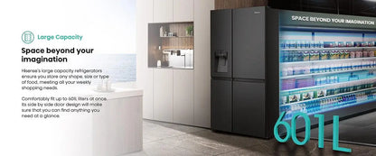 HISENSE FRIDGE SIDE BY SIDE H780SB-IDL