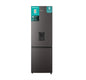Hisense 222L Bottom Freezer Fridge with Water Dispenser -Titanium Inox