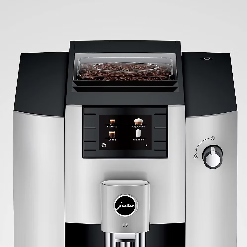 Jura E6 Coffee Machine - Platinum
