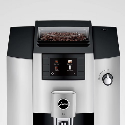 Jura E6 Coffee Machine - Platinum