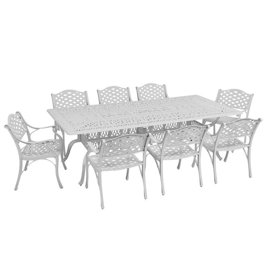 New 8 Seater Victoria Aluminum Patio Set