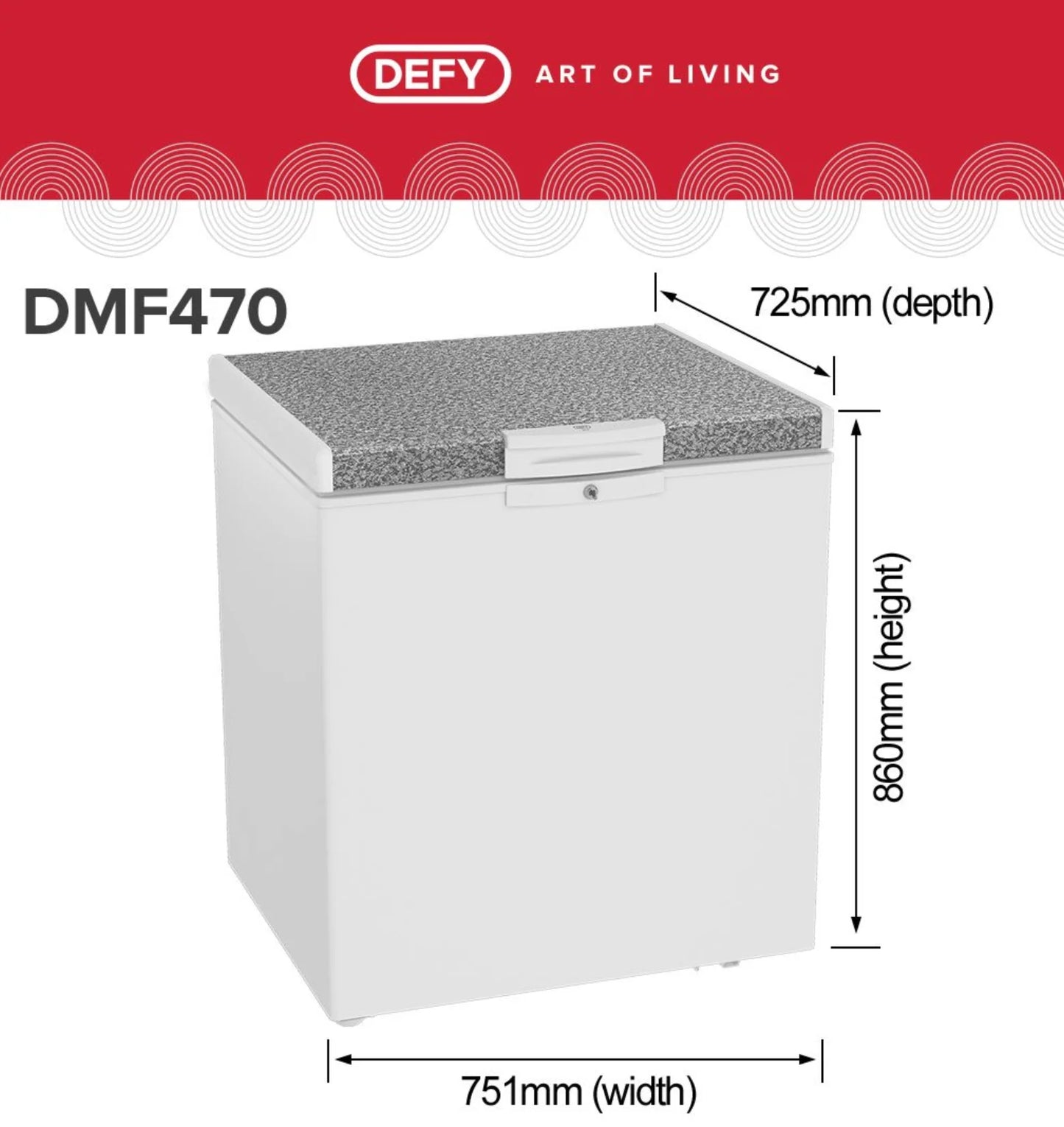 New Defy 195L Multimode Chest Freezer with Chill-In Technology - White
