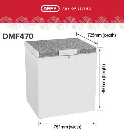 New Defy 195L Multimode Chest Freezer with Chill-In Technology - White