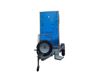 Portable Plastic Outdoor Toilet with Trailer – HDPE Unit