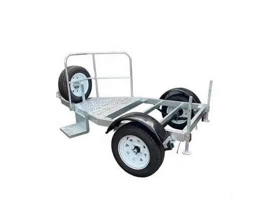 Portable Plastic Outdoor Toilet with Trailer – HDPE Unit