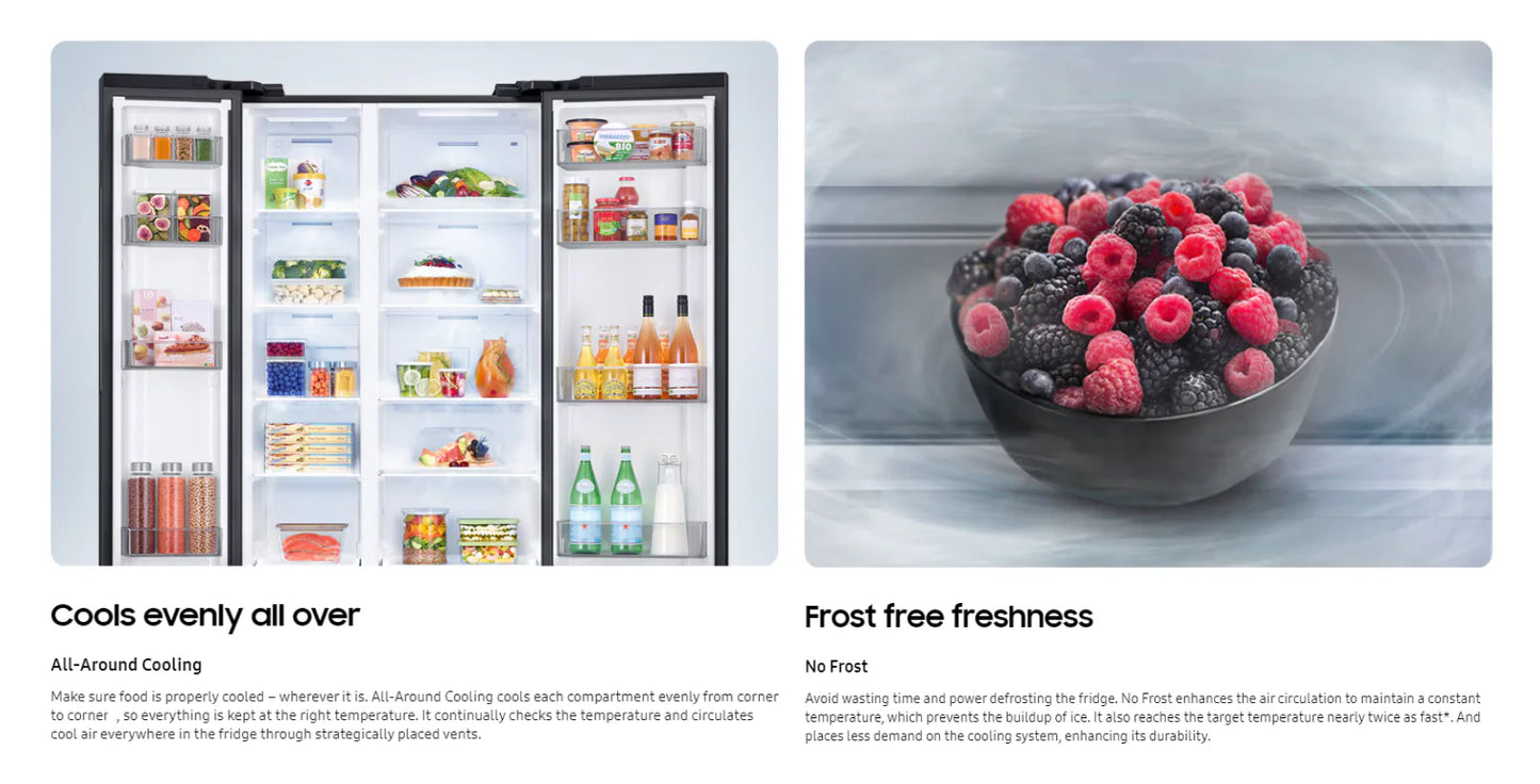 SAMSUNG 564L FROST FREE FRIDGE FREEZER 91 G RS57DG4000B4FA