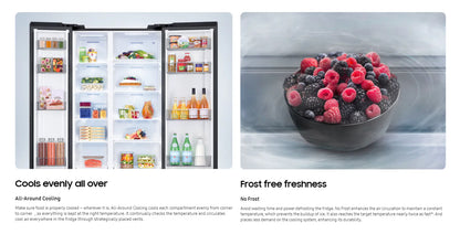 SAMSUNG 564L FROST FREE FRIDGE FREEZER 91 G RS57DG4000B4FA