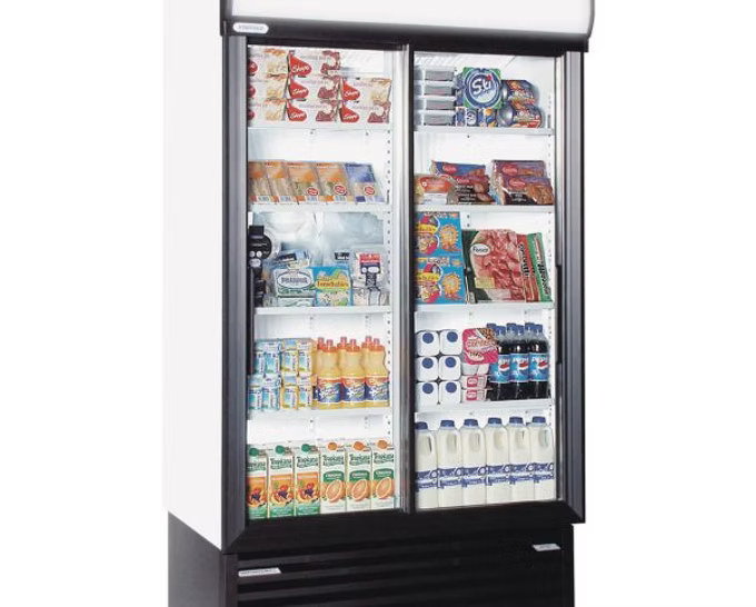 STAYCOLD SD1140 High Performance Double Sliding Door Upright Cooler For Sale