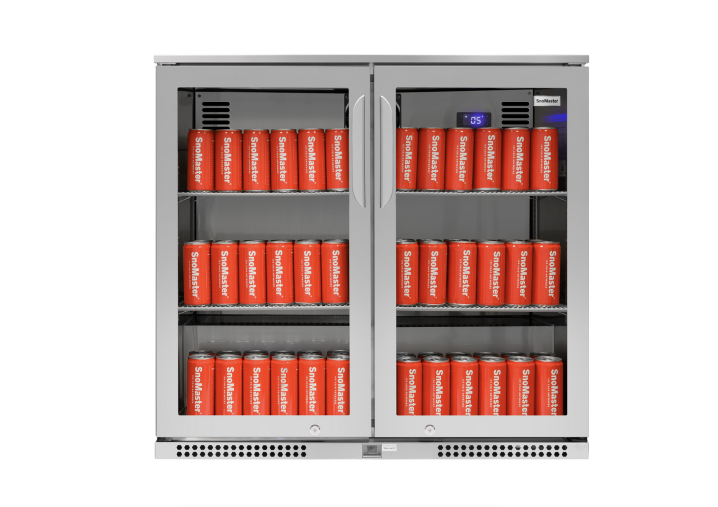SnoMaster 200L Stainless Steel Beverage Cooler – Under-Counter