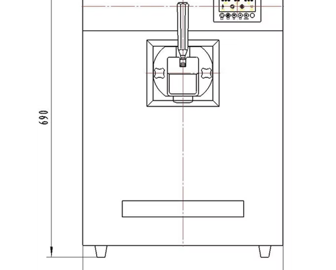 Soft Serve Machine Table Model – BQ115T