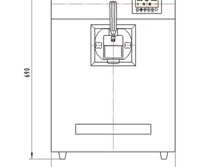 Soft Serve Machine Table Model – BQ115T