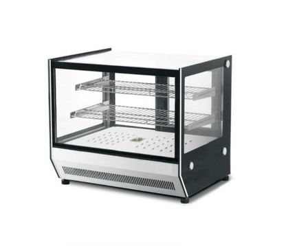 Square Glass Heated Display Table – 660mm for sale