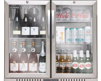 Swiss Two Door Under Counter Bar Fridge - BB-2 For Sale