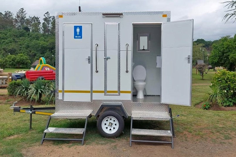 VIP Mobile Sanitation Unit – Dual Cubicle – Fully Equipped