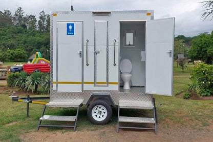 VIP Mobile Sanitation Unit – Dual Cubicle – Fully Equipped